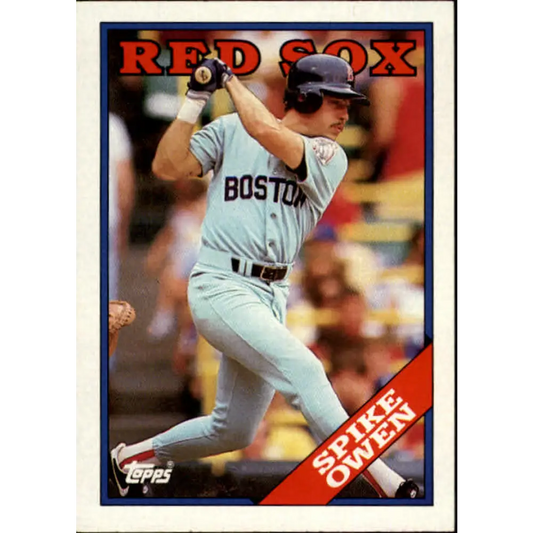 1988 Topps #733 Spike Owen NM-MT Boston Red Sox Baseball Card  Image 1