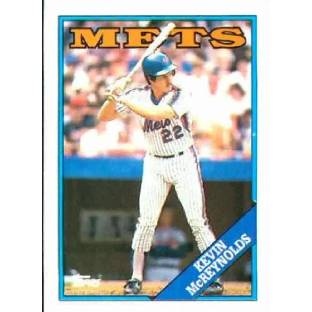 1988 Topps #735 Kevin McReynolds NM-MT New York Mets Baseball Card  Image 1