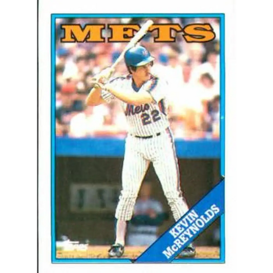 1988 Topps #735 Kevin McReynolds NM-MT New York Mets Baseball Card  Image 1