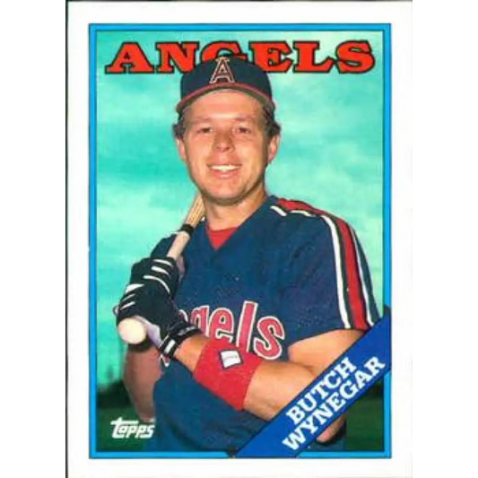 1988 Topps #737 Butch Wynegar NM-MT California Angels Baseball Card  Image 1