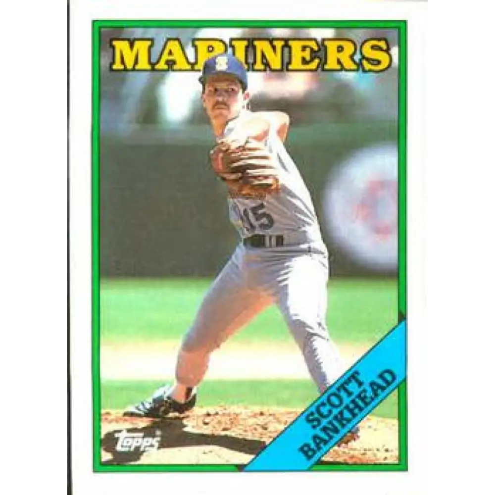 1988 Topps #738 Scott Bankhead NM-MT Seattle Mariners Baseball Card  Image 1