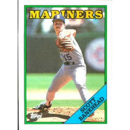 1988 Topps #738 Scott Bankhead NM-MT Seattle Mariners Baseball Card  Image 1