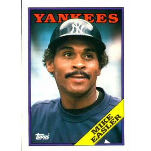 1988 Topps #741 Mike Easler NM-MT New York Yankees Baseball Card  Image 1