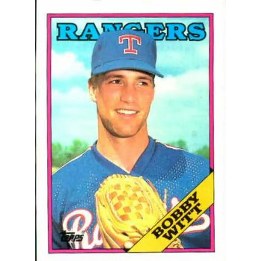 1988 Topps #747 Bobby Witt NM-MT Texas Rangers Baseball Card  Image 1