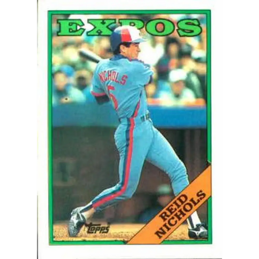 1988 Topps #748 Reid Nichols NM-MT Montreal Expos Baseball Card  Image 1