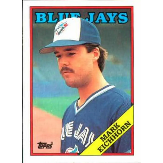 1988 Topps #749 Mark Eichhorn NM-MT Toronto Blue Jays Baseball Card  Image 1