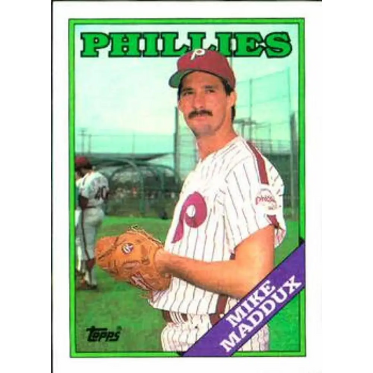 1988 Topps #756 Mike Maddux NM-MT Philadelphia Phillies Baseball Card  Image 1