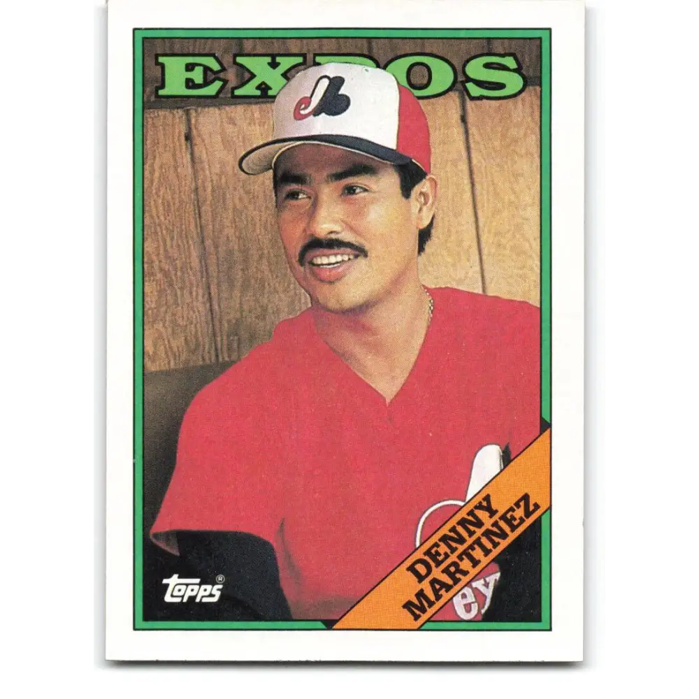 1988 Topps #76 Dennis Martinez NM-MT Montreal Expos Baseball Card  Image 1