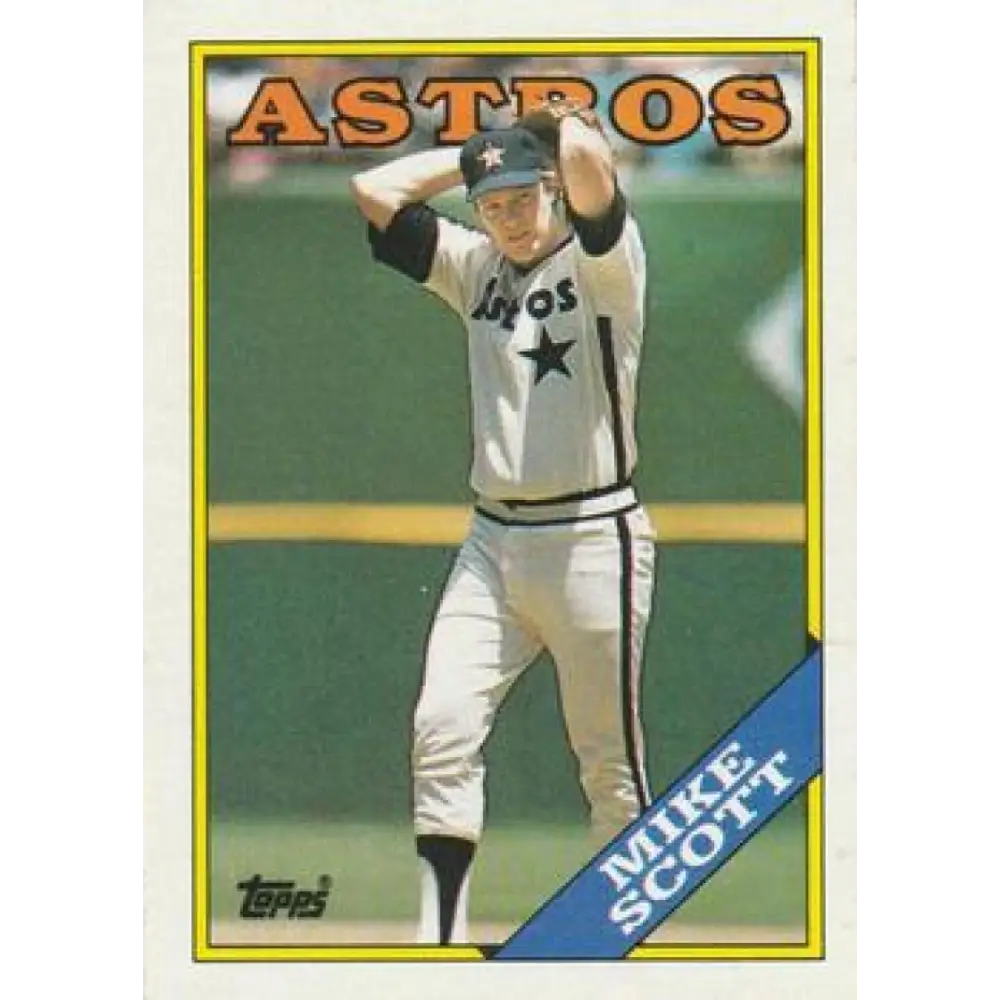 1988 Topps #760 Mike Scott NM-MT Houston Astros Baseball Card  Image 1