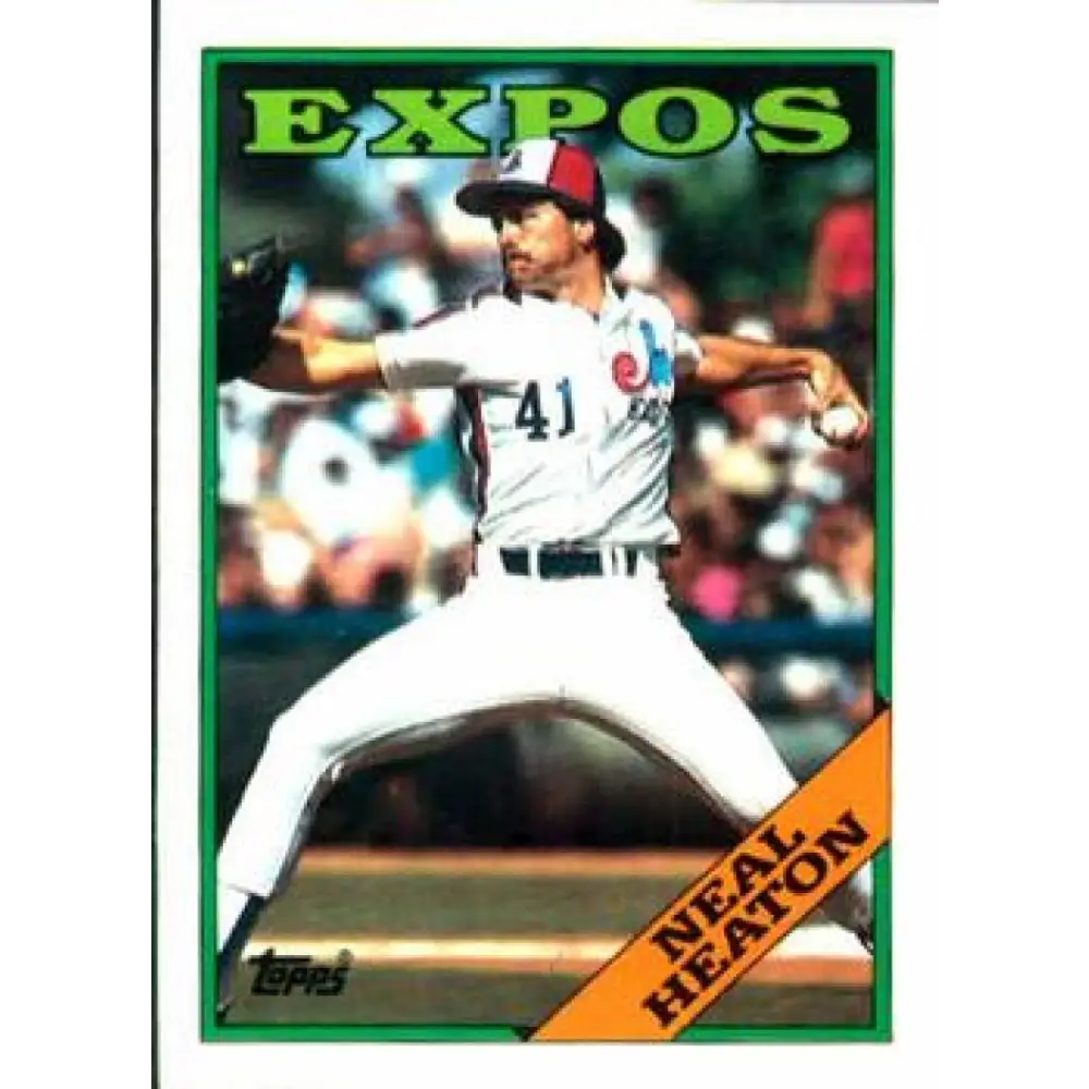 1988 Topps #765 Neal Heaton NM-MT Montreal Expos Baseball Card  Image 1