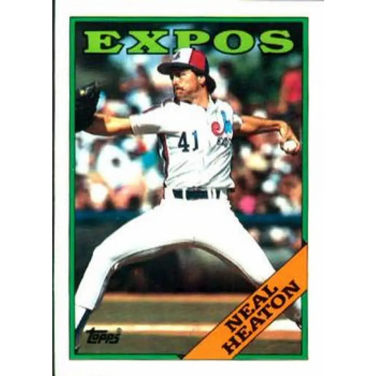 1988 Topps #765 Neal Heaton NM-MT Montreal Expos Baseball Card  Image 1