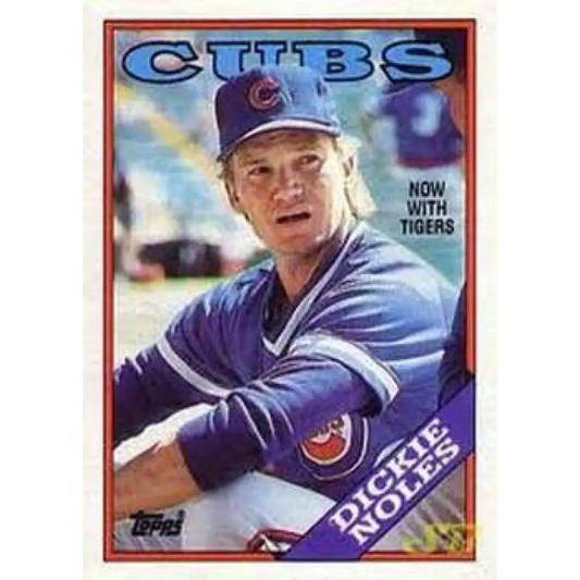 1988 Topps #768 Dickie Noles NM-MT Chicago Cubs Baseball Card  Image 1
