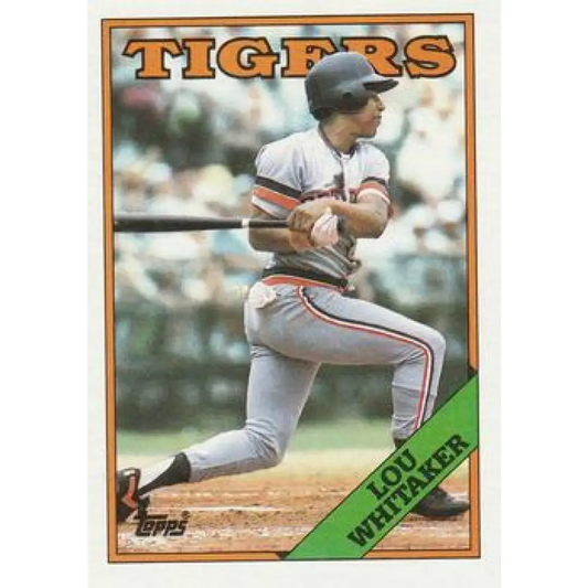 1988 Topps #770 Lou Whitaker NM-MT Detroit Tigers Baseball Card  Image 1