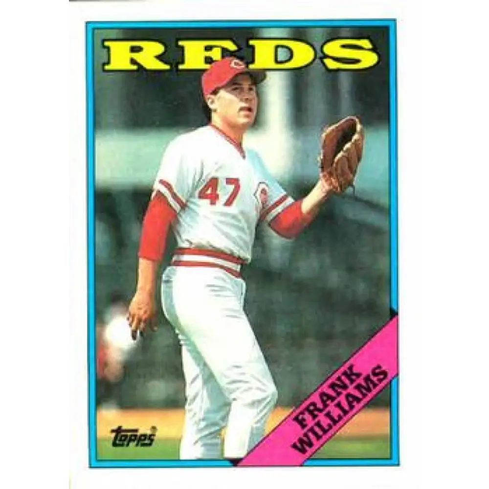 1988 Topps #773 Frank Williams NM-MT Cincinnati Reds Baseball Card  Image 1