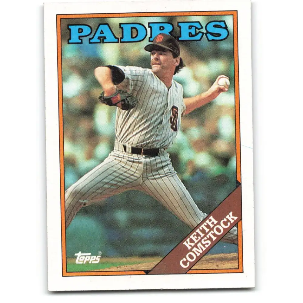 1988 Topps #778 Keith Comstock NM-MT San Diego Padres Baseball Card  Image 1