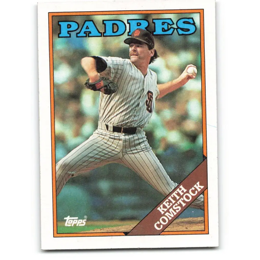 1988 Topps #778 Keith Comstock NM-MT San Diego Padres Baseball Card  Image 1
