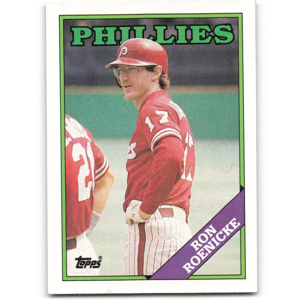 1988 Topps #783 Ron Roenicke NM-MT Philadelphia Phillies Baseball Card  Image 1