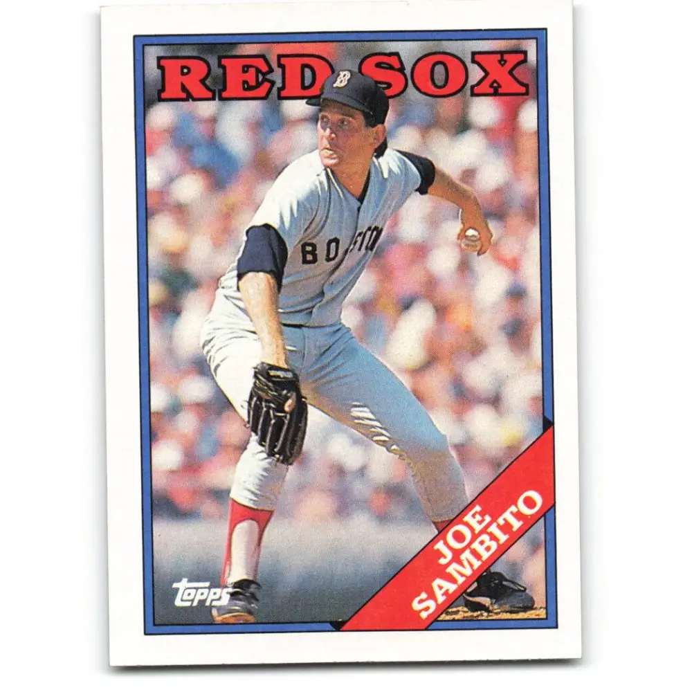 1988 Topps #784 Joe Sambito NM-MT Boston Red Sox Baseball Card  Image 1
