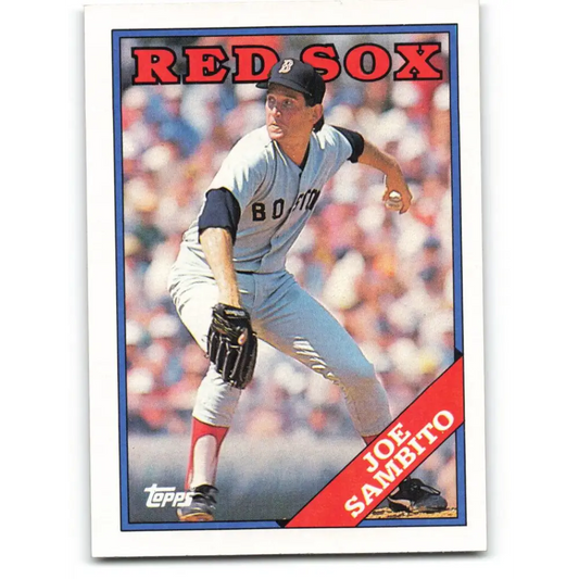 1988 Topps #784 Joe Sambito NM-MT Boston Red Sox Baseball Card  Image 1