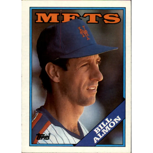 1988 Topps #787 Bill Almon NM-MT New York Mets Baseball Card  Image 1