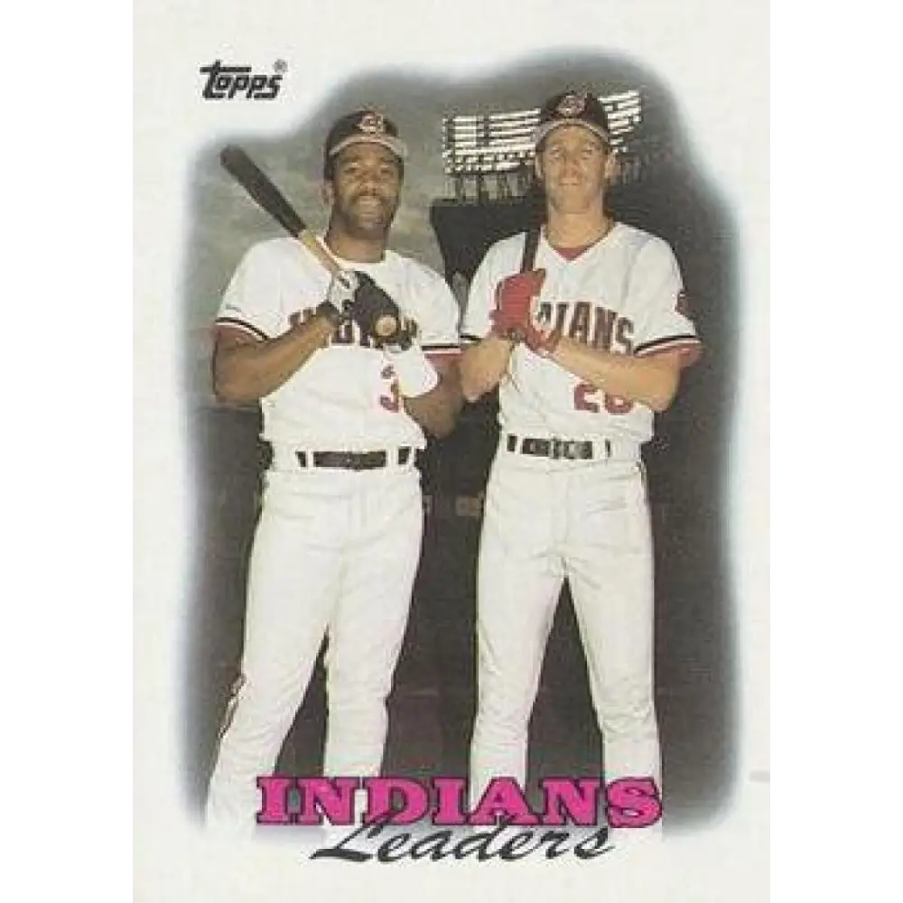 1988 Topps #789 Joe Carter/Cory Snyder NM-MT Cleveland Indians Baseball Card  Image 1