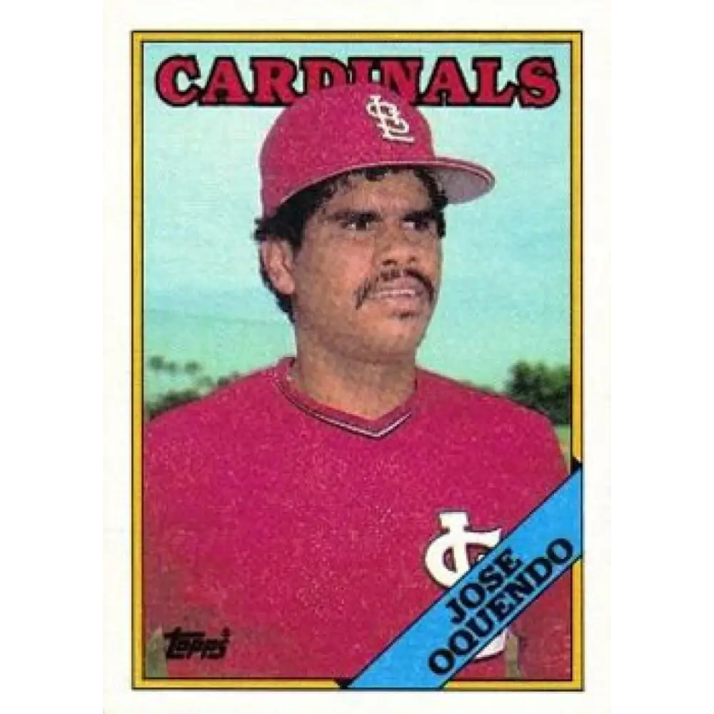 1988 Topps #83 Jose Oquendo NM-MT St. Louis Cardinals Baseball Card  Image 1