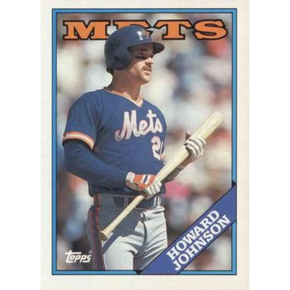 1988 Topps #85 Howard Johnson NM-MT New York Mets Baseball Card  Image 1