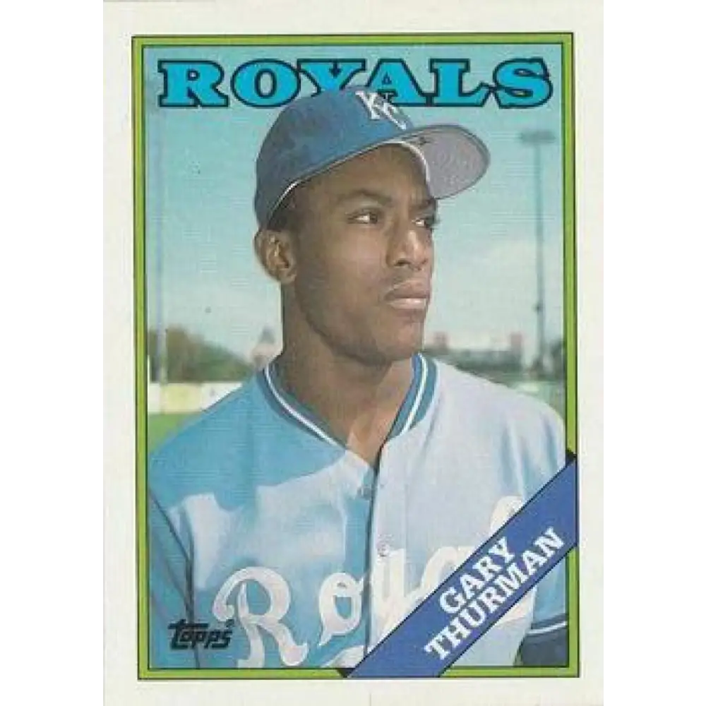 1988 Topps #89 Gary Thurman NM-MT Kansas City Royals Baseball Card  Image 1