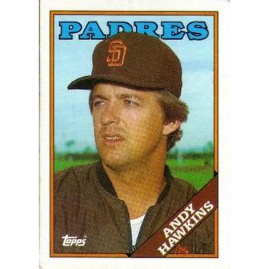 1988 Topps #9 Andy Hawkins NM-MT San Diego Padres Baseball Card  Image 1
