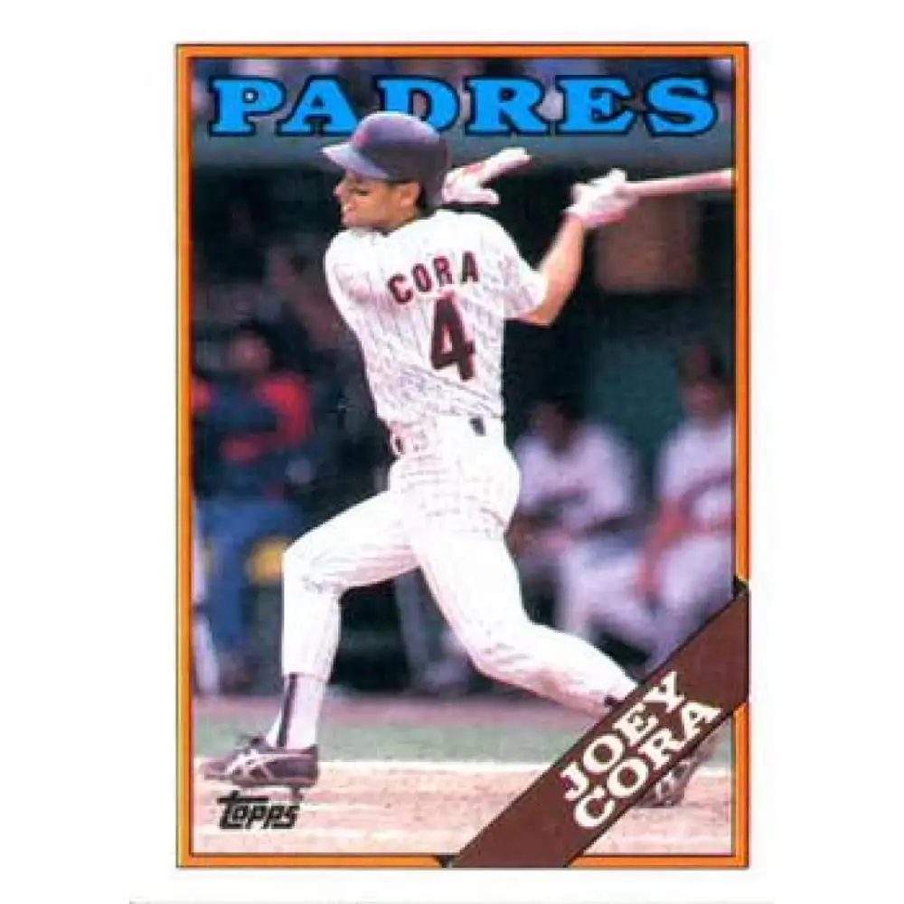 1988 Topps #91 Joey Cora NM-MT RC Rookie San Diego Padres Baseball Card  Image 1