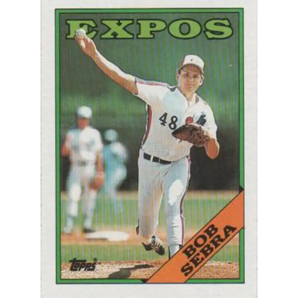 1988 Topps #93 Bob Sebra NM-MT Montreal Expos Baseball Card  Image 1