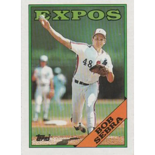 1988 Topps #93 Bob Sebra NM-MT Montreal Expos Baseball Card  Image 1