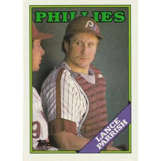1988 Topps #95 Lance Parrish NM-MT Philadelphia Phillies Baseball Card  Image 1