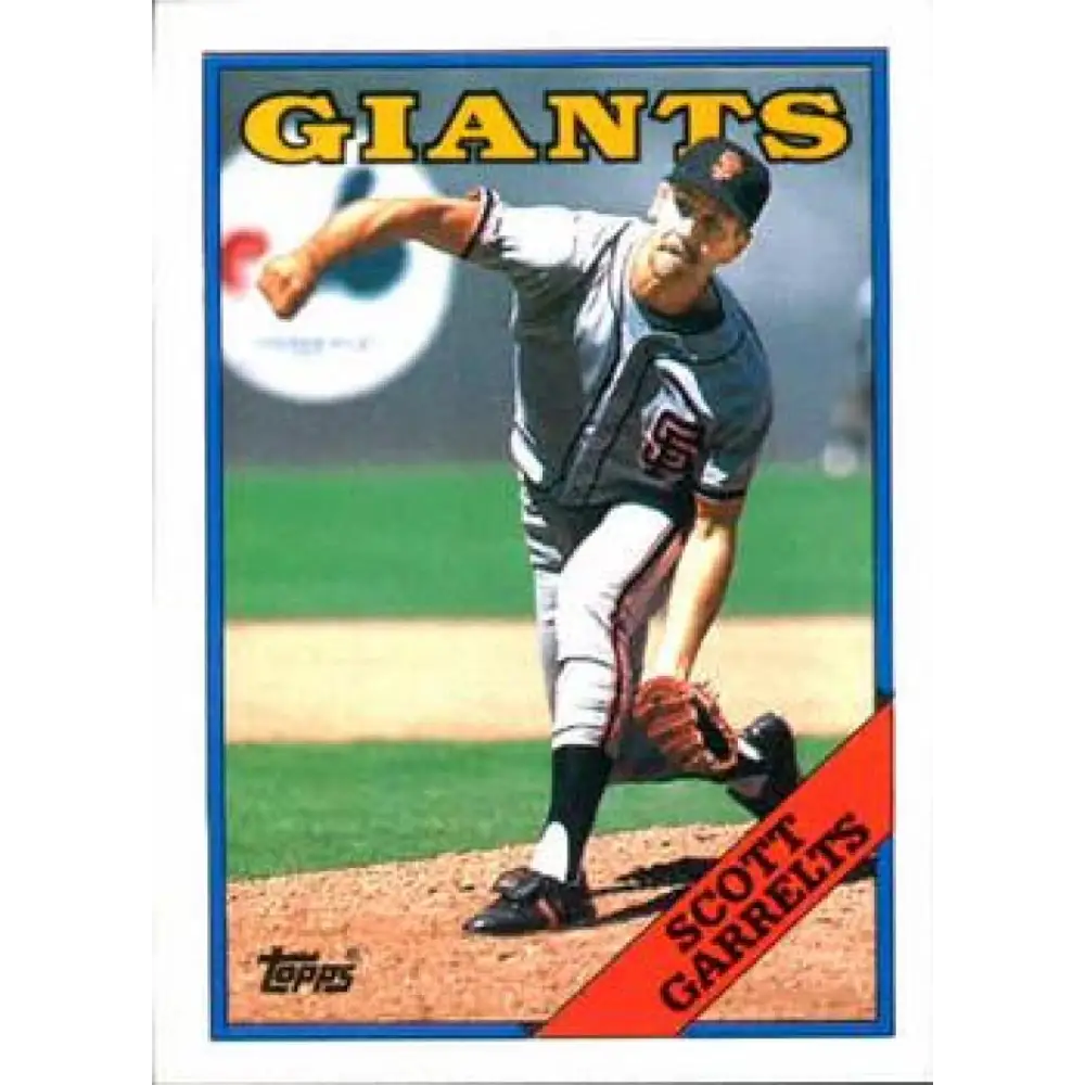 1988 Topps #97 Scott Garrelts NM-MT San Francisco Giants Baseball Card  Image 1