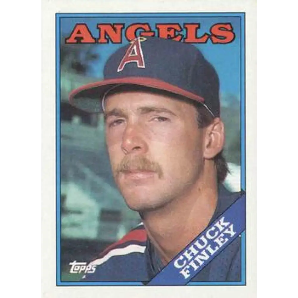 1988 Topps #99 Chuck Finley NM-MT California Angels Baseball Card  Image 1