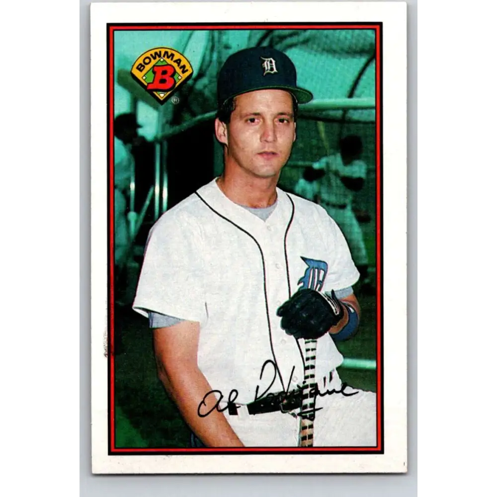 1989 Bowman #104 Al Pedrique NM-MT Detroit Tigers Baseball Card Image 1