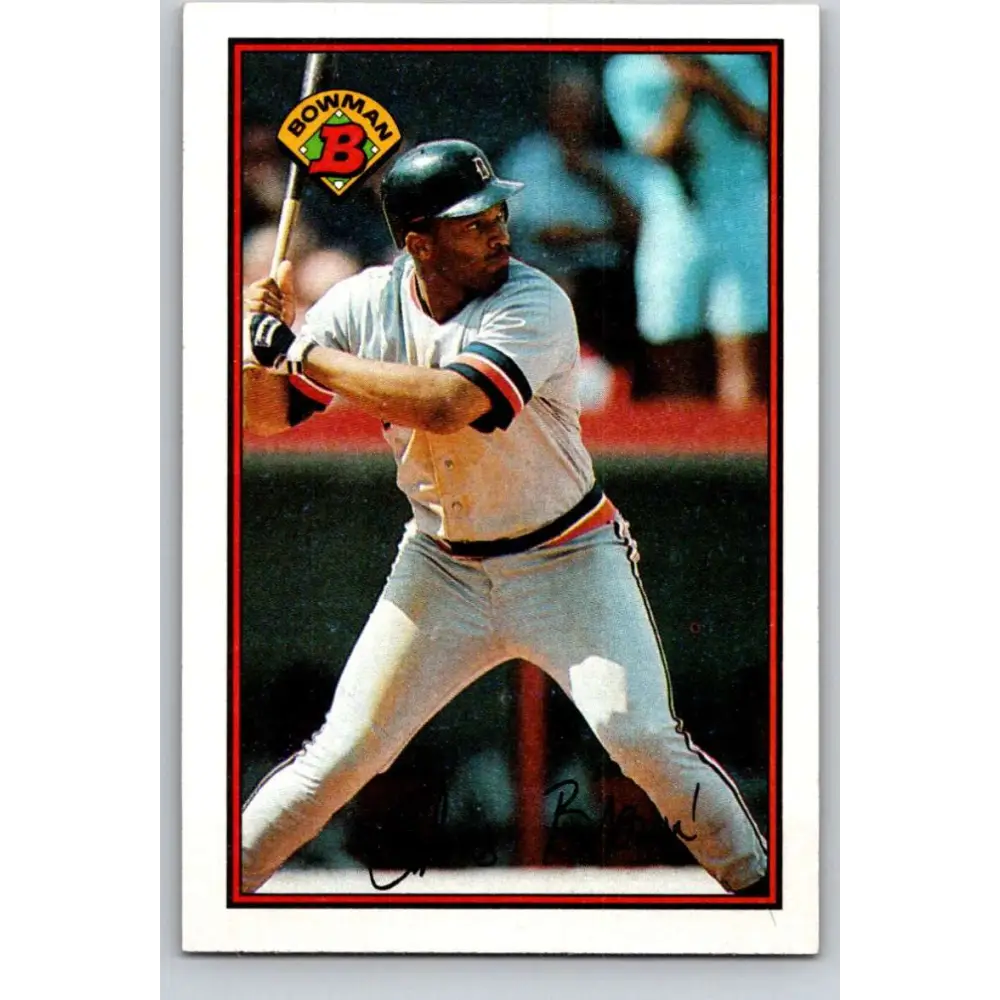 1989 Bowman #106 Chris Brown NM-MT Detroit Tigers Baseball Card Image 1