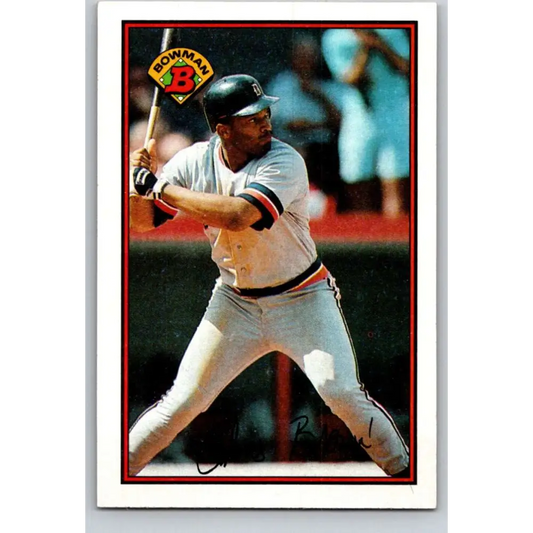 1989 Bowman #106 Chris Brown NM-MT Detroit Tigers Baseball Card Image 1