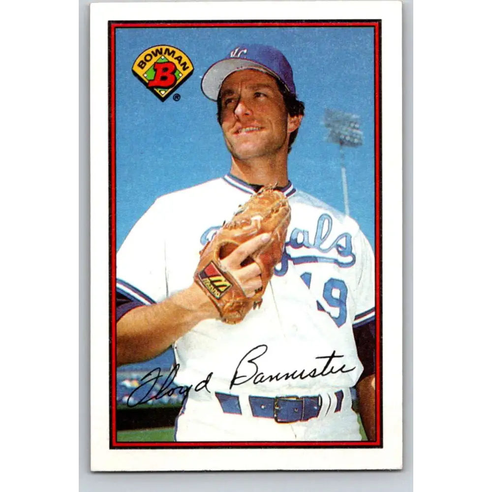 1989 Bowman #112 Floyd Bannister NM-MT Kansas City Royals Baseball Card Image 1