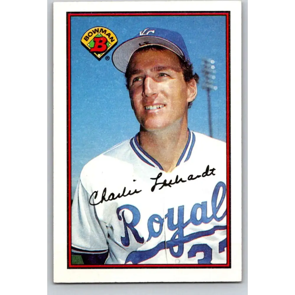 1989 Bowman #116 Charlie Leibrandt NM-MT Kansas City Royals Baseball Card Image 1