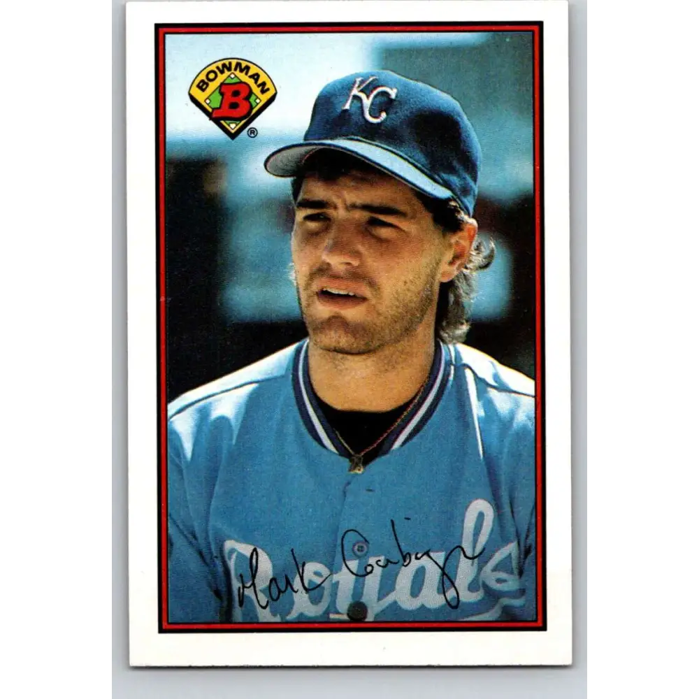 1989 Bowman #117 Mark Gubicza NM-MT Kansas City Royals Baseball Card Image 1