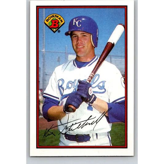 1989 Bowman #120 Kurt Stillwell NM-MT Kansas City Royals Baseball Card Image 1