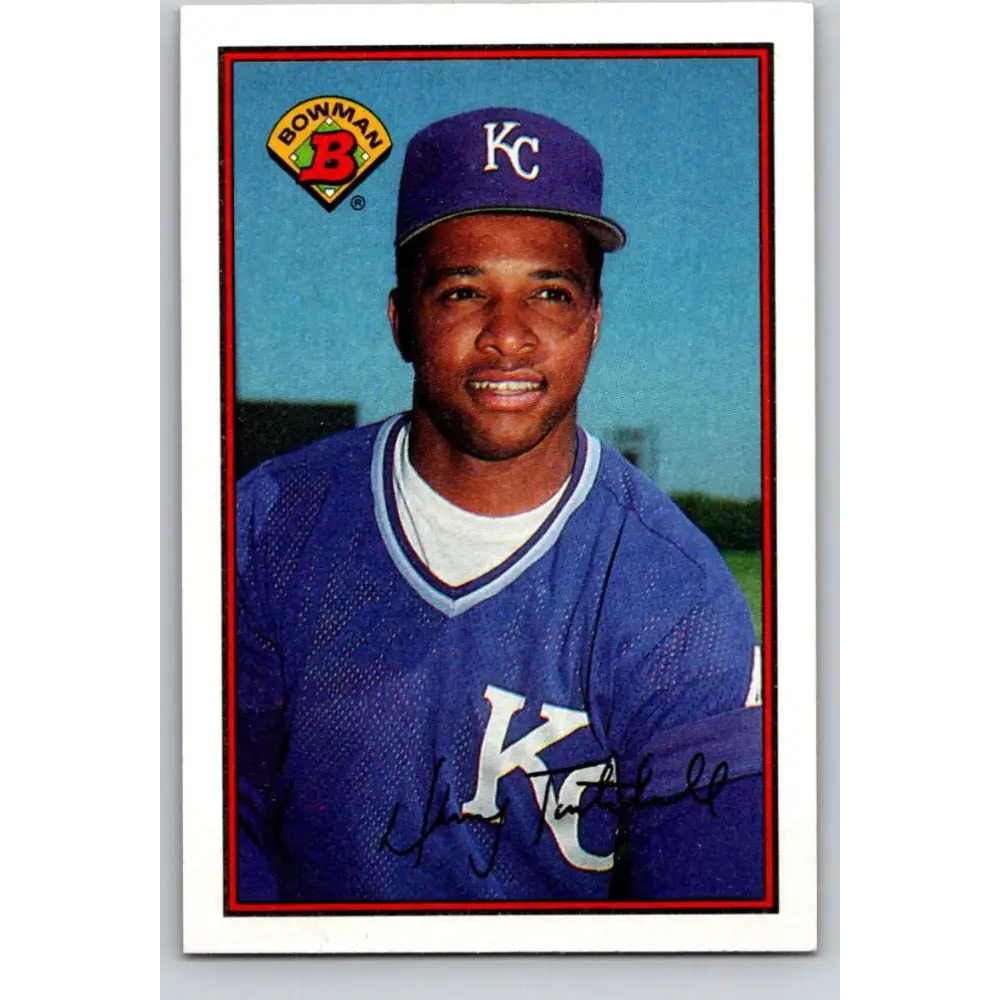 1989 Bowman #128 Danny Tartabull NM-MT Kansas City Royals Baseball Card Image 1