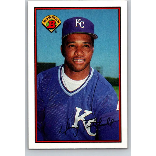 1989 Bowman #128 Danny Tartabull NM-MT Kansas City Royals Baseball Card Image 1