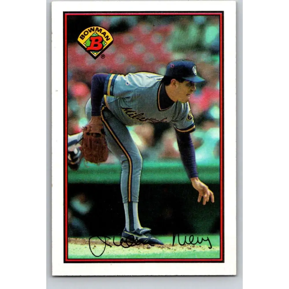 1989 Bowman #131 Juan Nieves NM-MT Milwaukee Brewers Baseball Card Image 1