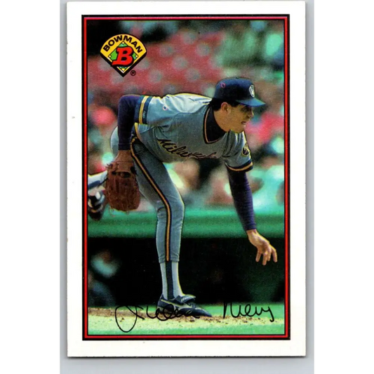 1989 Bowman #131 Juan Nieves NM-MT Milwaukee Brewers Baseball Card Image 1