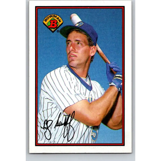 1989 Bowman #137 B.J. Surhoff NM-MT Milwaukee Brewers Baseball Card Image 1