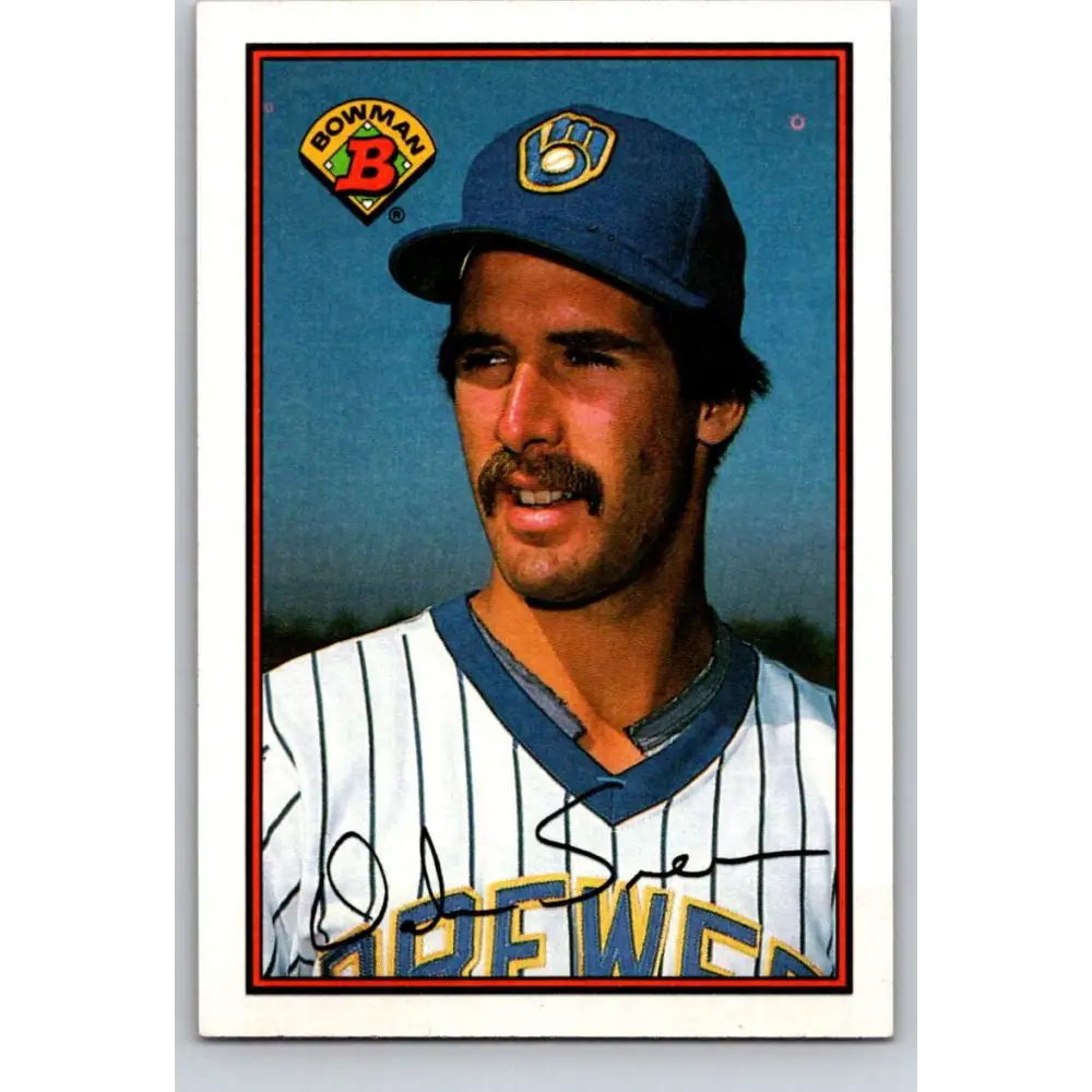 1989 Bowman #139 Dale Sveum NM-MT Milwaukee Brewers Baseball Card Image 1
