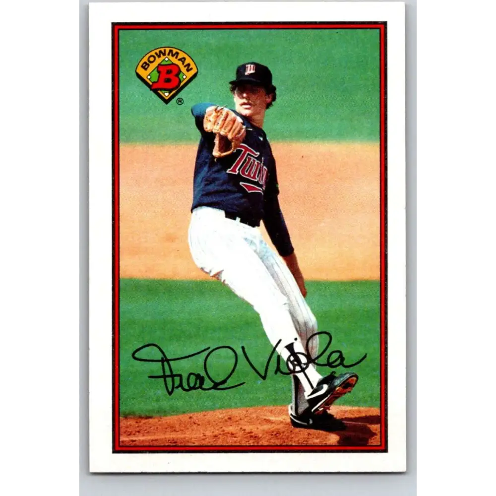 1989 Bowman #150 Frank Viola NM-MT Minnesota Twins Baseball Card Image 1