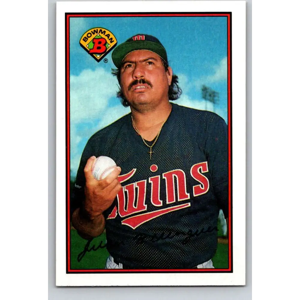 1989 Bowman #152 Juan Berenguer NM-MT Minnesota Twins Baseball Card Image 1